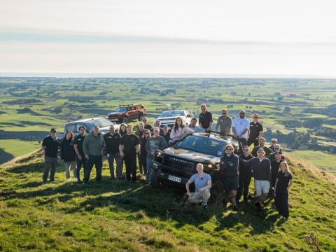 The launch mob - media, ambassadors, Toyota people